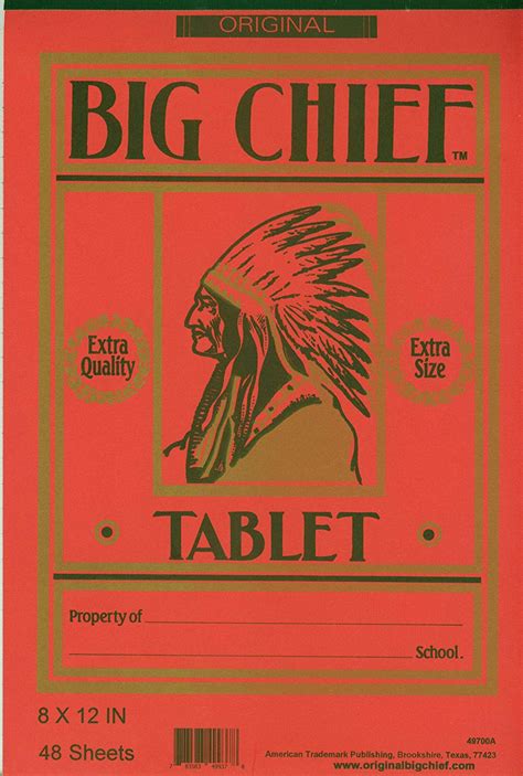 the big chief tablet|vintage big chief tablet.